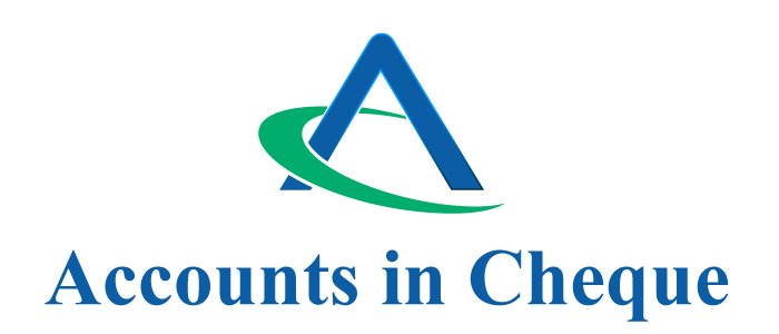 Accounts in Cheque